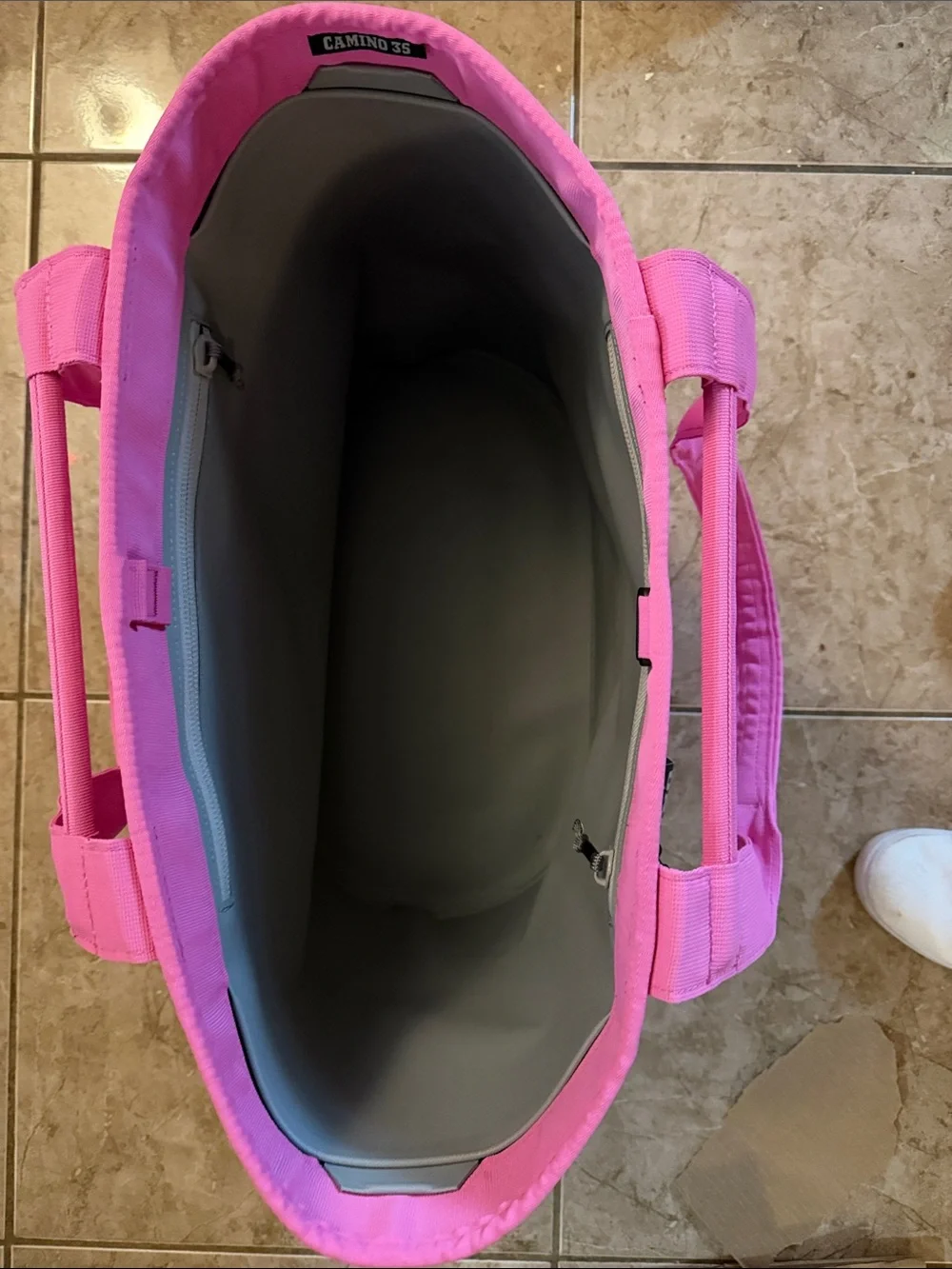 NWT Yeti Pink Two-Tone Camino Carryall Tote 35